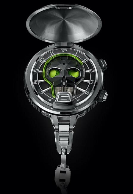 Replica HYT SKULL POCKET 159-TD-49-GF-CH watch